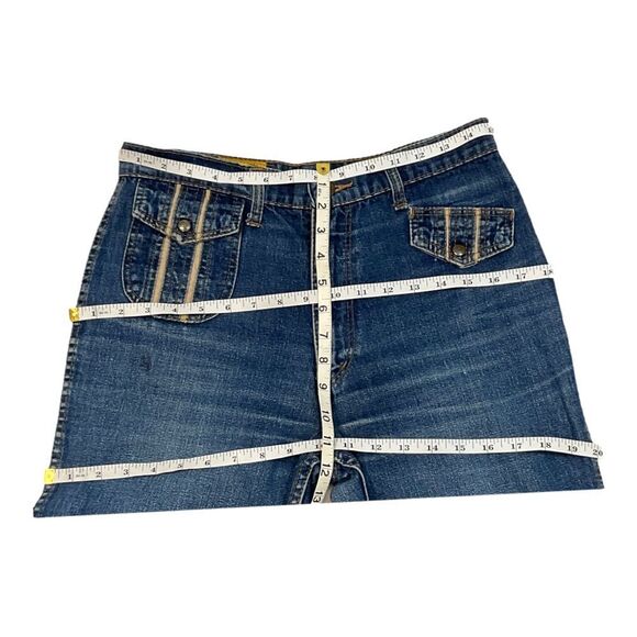 Oslo The Masterpiece Women’s Blue Vintage Denim Jeans Bootcamps Size 32. - Picture 10 of 12